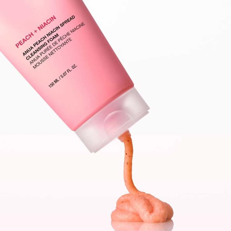 Anua Peach Niacin Spread Cleansing Foam Brightening & Hydrating Cleanser