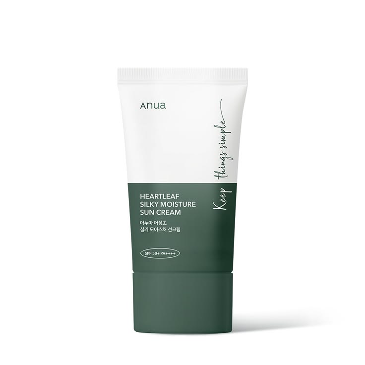 Anua Heartleaf Silky Moisture Sun Cream