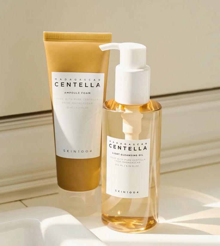 SKIN1004 Madagascar Centella Double Face Cleansing Set: Exfoliating Calming & Hydrating