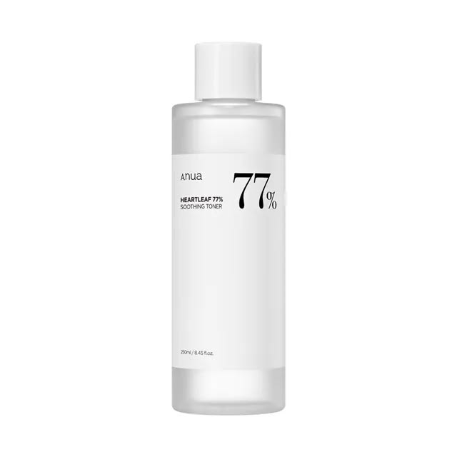 Anua Heartleaf 77% Soothing Toner Calming & Hydrating Redness Relief
