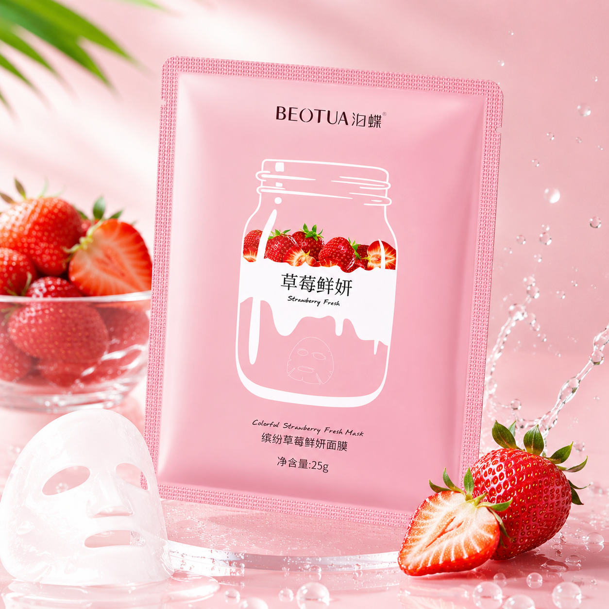 Beotua Yogurt Strawberry Mask (4 Pack)